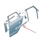 Audi A3 Sportback Rear Right Outer Window Aperture Seal 8V4839478 No Duty. Fixed Price $71.37.
