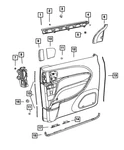 Genuine Mopar Rear Door Sill Secondary Weatherstrip Left 68248381AB. Fixed Price $40.86.