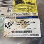 Ford 7G1Z54253A11A Taurus, 500, Montego, Sable Weather Strip Driver Side. Fixed Price $39.00.