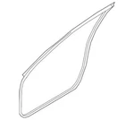 Genuine Nissan Surround Weather-strip 80831-6CA0A. Fixed Price $102.05.