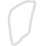 Genuine Gm Rear Side Door Weatherstrip 25927472. Fixed Price $270.15.