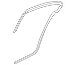 Genuine Gm Rear Driver Side Door Upper Auxiliary Weatherstrip 92257476. Fixed Price $16.59.