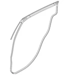 Genuine Nissan Door Weather-strip 82830-7LF0A. Fixed Price $241.19.
