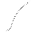 Genuine Mercedes-benz Rear Weather-strip 297-730-18-00. Fixed Price $22.05.