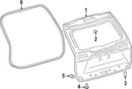 New Oem 2022-23 Toyota Corolla Rear Back Door Liftgate Hatch W-strip 67881-0A040. Fixed Price $139.95.