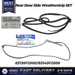 Genuine Rear Door Side Weatherstrip Set For Hyundai Elantra. Fixed Price $104.00.