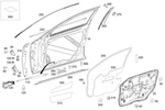 Genuine Mercedes-benz Sealing Frame 222-720-05-78. Fixed Price $32.34.