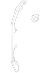 Genuine Mercedes-benz Cover Strip 213-730-02-02. Fixed Price $35.33.
