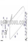 Bmw 320I Front Door Weatherstrip Right Lhd 51767162404. Fixed Price $94.99.