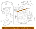 Gm Oem 16-20 Envision Front Door Interior Trim-belt W'strip 23276681. Fixed Price $53.30.