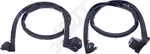 Apdty 140824 Door Seal Set; Half Rubber Weatherstrip Pair Left & Right. Fixed Price $69.88.