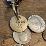 1966 Vw Bug Beetle Volkswagen Key Fob. Fixed Price $14.95.