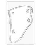 Genuine Honda Door Weather-strip 72810-TR3-A01. Fixed Price $125.69.