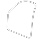Genuine Volkswagen Weather-strip On Body 11K-867-911-A-5AP. Fixed Price $14.84.