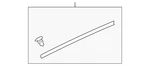 Genuine Mazda Door Seal C235-72-83XC. Fixed Price $27.40.