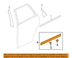 Gm Oem 08-15 Captiva Sport,vue Rear Door Exterior Trim-side Molding 96848786. Fixed Price $68.79.