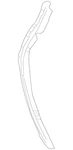 Genuine Audi Door Seal Retainer Plate 4F0-833-345-D. Fixed Price $42.41.