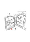 Vw Seat Tiguan Allspace Tarraco Door Seal Outer Black 5NA837702A5AP No Duties. Fixed Price $237.13.