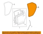 Gm Oem 10-17 Terrain Rear Components-door W'strip 23282067. Fixed Price $49.97.