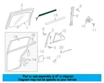 Mercedes-benz S-class W221 Rear Right Inner Door Window Belt Weatherstrip. Fixed Price $86.24.