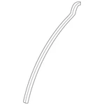 Genuine Hyundai Door Shell Seal 83185-B1000. Fixed Price $27.60.