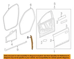 Gm Oem 13-19 Xts Door Components-front W'strip 23143030. Fixed Price $44.78.