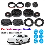 For Volkswagen Beetle Door Rubber Seal Strips Weather Draft Noise Reduction. Fixed Price $59.24.
