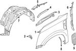 Genuine Nissan Door Shell Seal 82892-7JA0A. Fixed Price $10.96.
