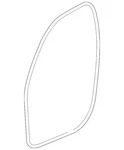 Gm Oem 06-11 Hhr Front Components-door W'strip 19207495. Fixed Price $114.59.