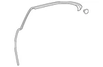 Genuine Lexus Upper Weather-strip 67887-50060. Fixed Price $110.09.