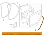 Gm Oem 14-20 Impala Door Components-rear W'strip 20944484. Fixed Price $75.73.