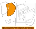 Gm Oem 13-19 Xts Rear Components-door W'strip 20864657. Fixed Price $32.50.