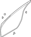 Genuine Infiniti 2014-2020 Q50 Door Weather-strip 80830-4GA0A. Fixed Price $264.05.
