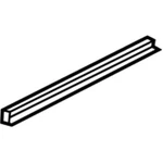 Genuine Ford Upper Weather-strip DT1Z-1520519-A. Fixed Price $10.55.