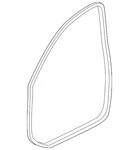 Genuine Audi Door Weather-strip 8U0-837-912-B. Fixed Price $120.16.