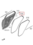 Genuine Rh Weatherstrip Reardoor Side Suits Hyundai Venue Qx 2019-2021. Fixed Price $77.47.