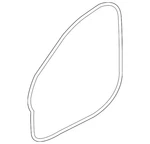Genuine Jaguar Door Weather-strip T4A1217. Fixed Price $130.38.
