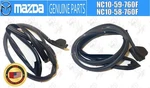 Mazda Genuine MX-5 Door Weatherstrip Rh & Lh Set 99-05 NC10-58-760 NC10-59-760F. Fixed Price $168.00.