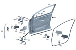 Genuine Mercedes-benz Cover Rail 294-722-02-00. Fixed Price $33.60.