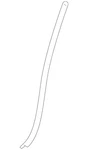 Genuine Gm Rear Passenger Side Door Below Belt Auxiliary Seal 25948757. Fixed Price $5.32.