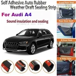 Door Edge Rubber Seal Strip Weather Draft Wind Noise Reduction Kit For Audi A4. Fixed Price $58.28.