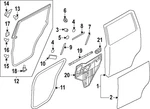 Genuine Nissan Weather-strip On Body 76924-6JF0B. Fixed Price $143.91.