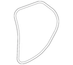 Genuine Jaguar Door Weather-strip T4K12773. Fixed Price $136.48.