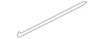 Genuine Volkswagen Belt Weather-strip 5N0-839-478-A-5AP. Fixed Price $67.30.
