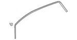 Genuine Honda Weather-strip Body 72365-T5R-A01. Fixed Price $82.52.