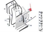 Bmw X2 F39 Door Window Frame Cover Rear Left 51357420839. Fixed Price $106.80.
