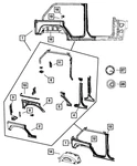 Genuine Mopar C-pillar Belt Body Side Seal Right 55397056AB. Fixed Price $36.95.