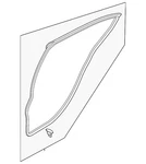 Genuine Mazda Door Weather-strip BDTS-73-760B. Fixed Price $23.44.