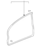 Genuine Honda Door Seal 72310-S5S-E01. Fixed Price $73.19.