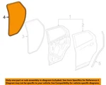 Gm Oem 13-22 Encore Rear Door Components-w'strip Body 94550168. Fixed Price $154.29.